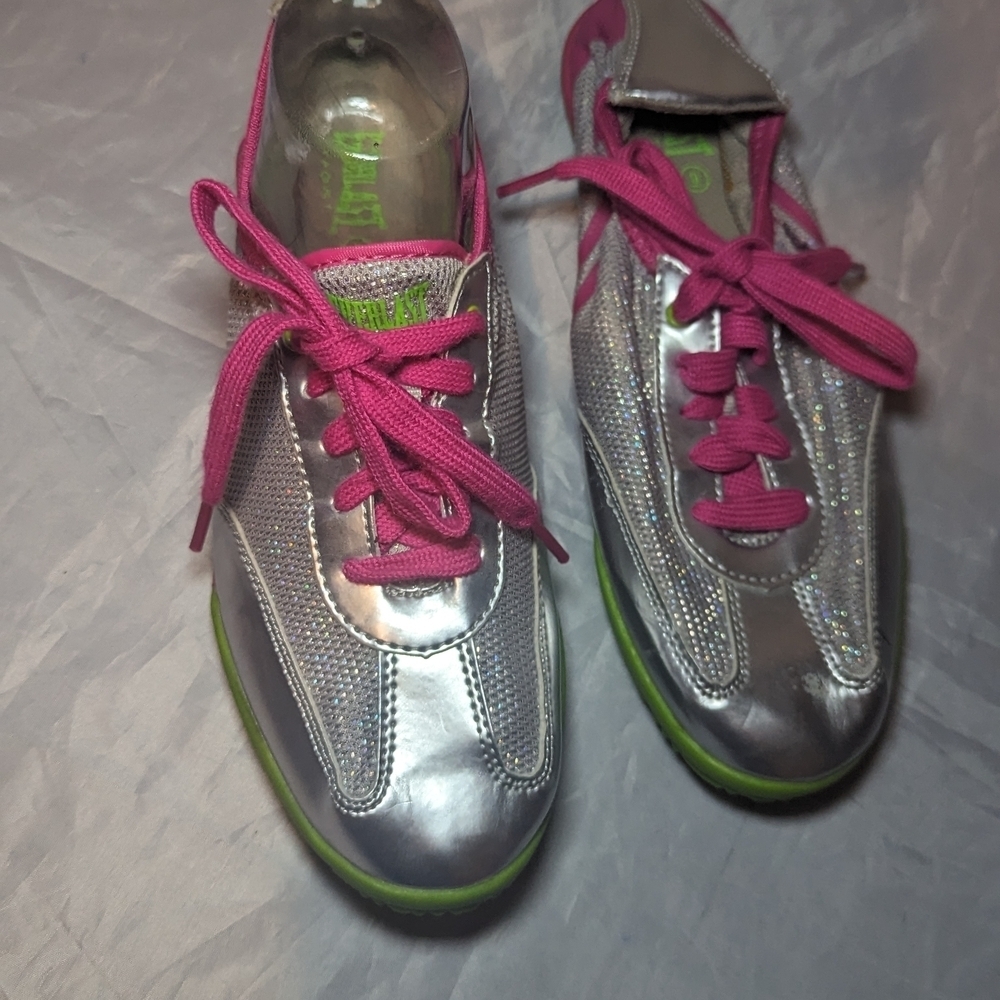 Everlast Silver and Pink Women's Sneakers - Picture 2 of 11
